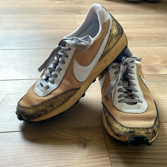 Gold Nike Sneakers - Picture 2 of 3